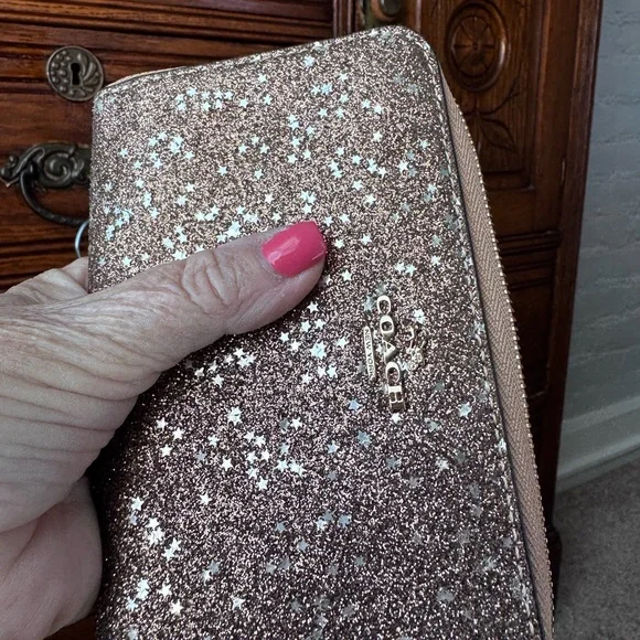 Coach Glitter Wristlet Clutch - Picture 2 of 5